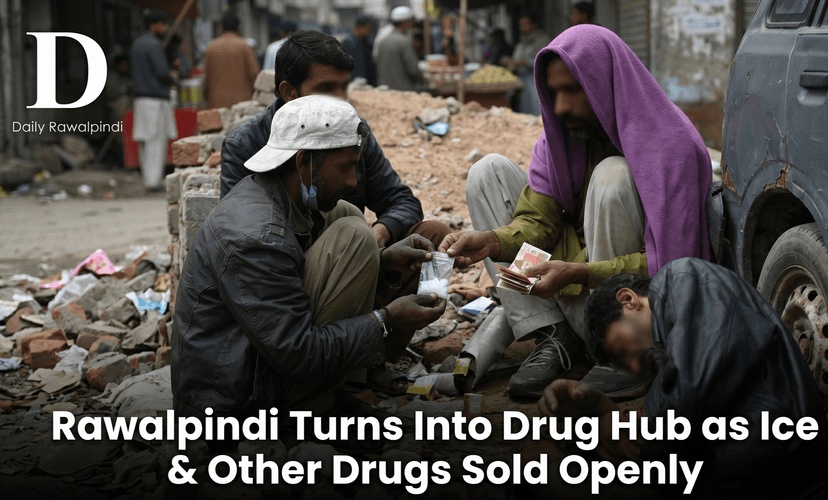 Rawalpindi Turns Into Drug Hub as Ice & Other Drugs Sold Openly