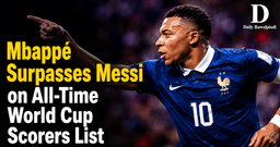 Mbappé Overtakes Messi on World Cup Goals Chart After Senegal Brace