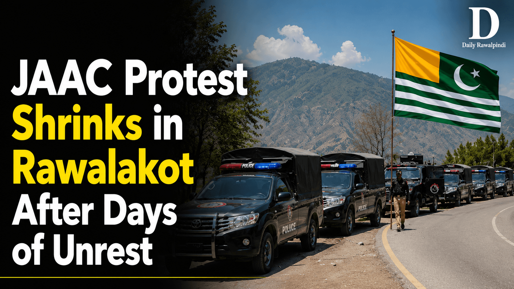JAAC Protest Shrinks in Rawalakot After Days of Unrest