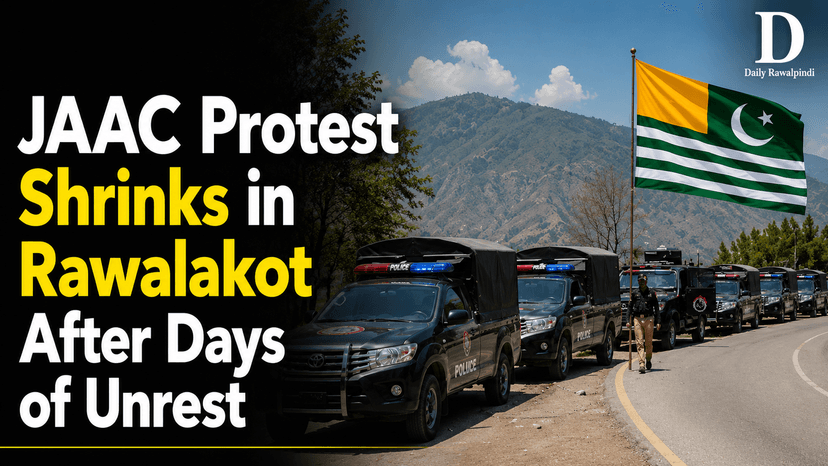 JAAC Protest Shrinks in Rawalakot After Days of Unrest